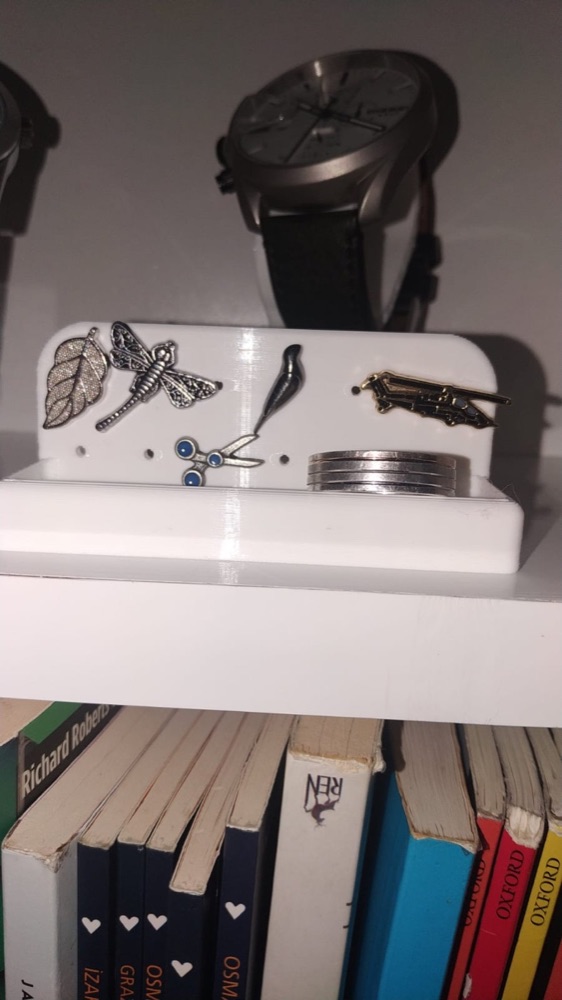 Broş ve Yüzük Tutucu Stand (Delikli Arka Duvarlı) görsel 2