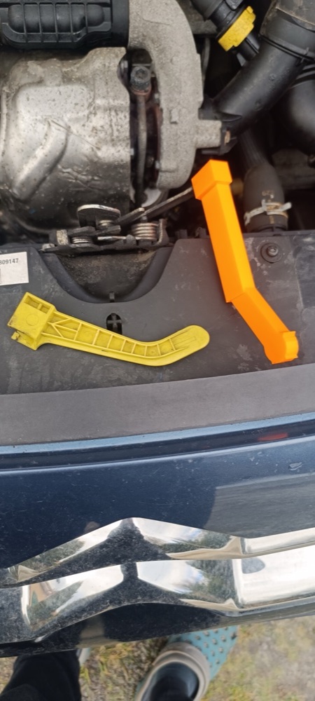 Citroen Berlingo kaput açma kolu görsel 2