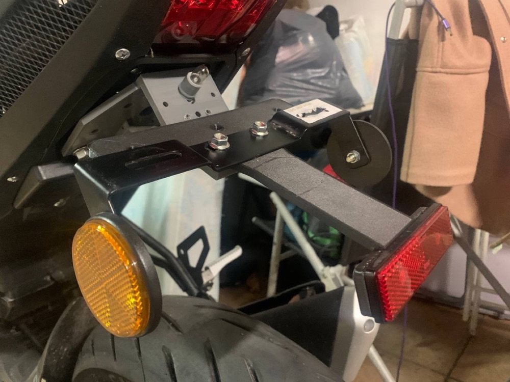 Benelli BN 125 Plaka Tutucu Bağlantı Braketi görsel 2