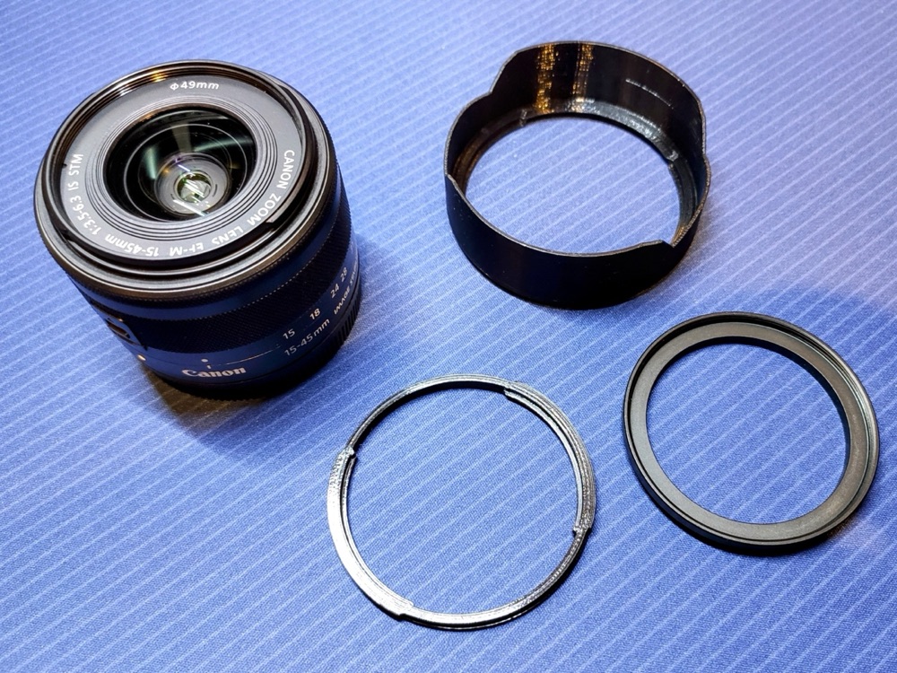 Canon EOS M50 Evrensel Parasoley Seti görsel 3
