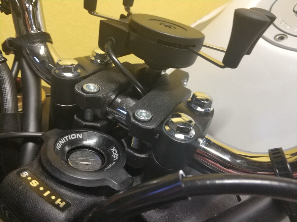 Honda Hornet PC41 Telefon Tutucu Kelepçesi görsel 3