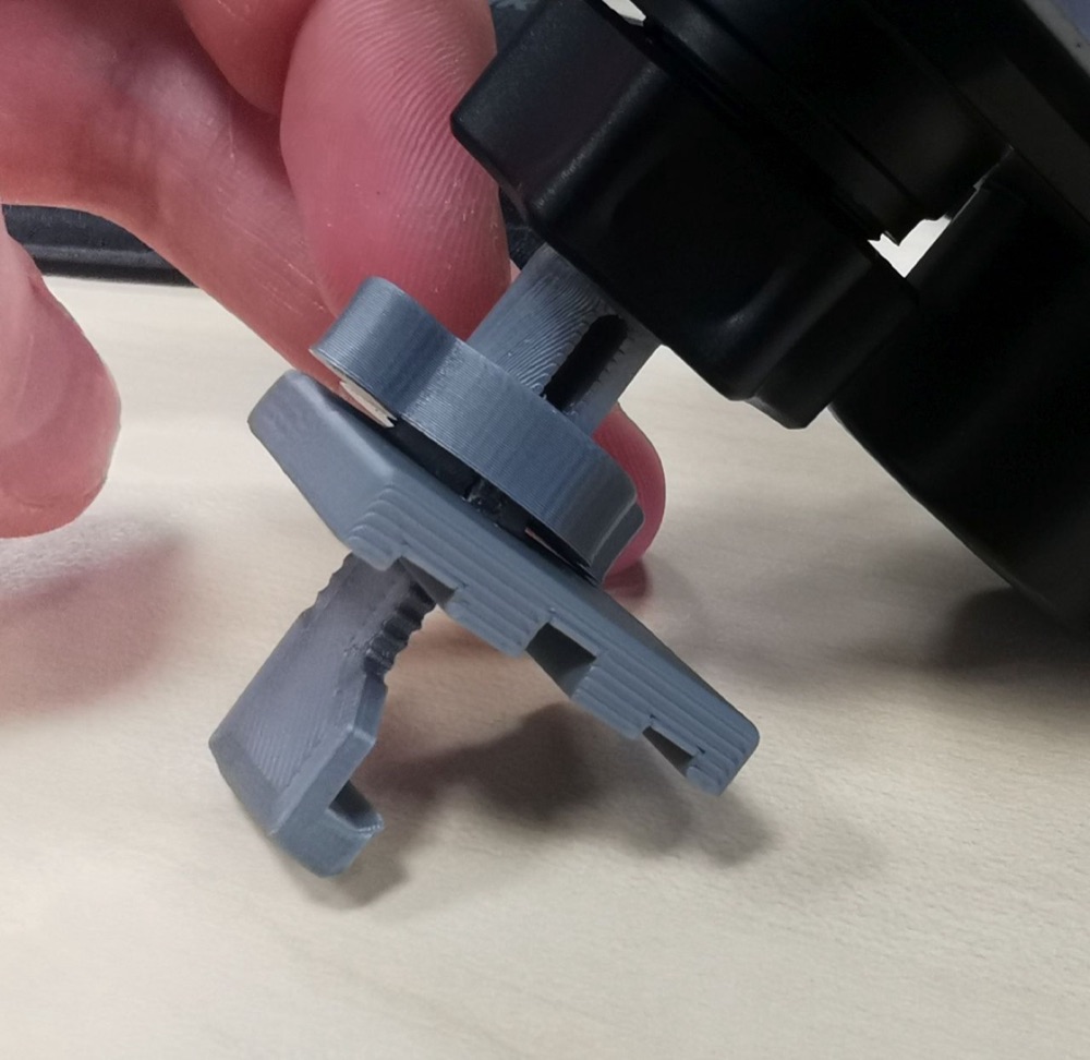 Havalandırma Klipsi Küreli Telefon Tutucu Adaptörü (17 mm Küre) görsel 3