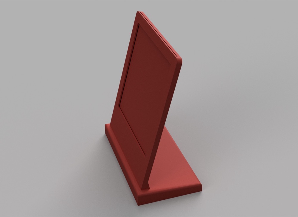Anlık Fotoğraf Kâğıdı İçin Ayaklı Çerçeve (Kare, 72 × 85 mm)