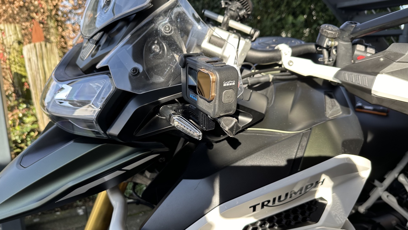 Triumph Sinyal Lambası GoPro Kamera Tutucu