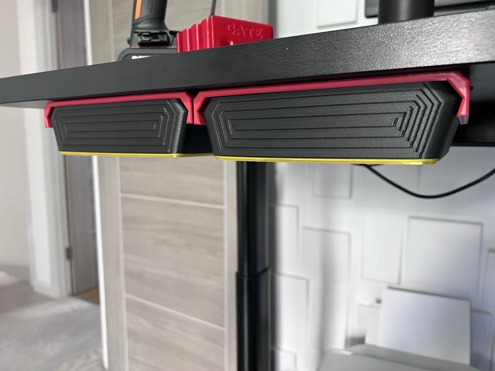Masa Altı Çekmece (Çerçeveli, Tabanında Tutamaklı, 75 ve 150 mm Genişlik)