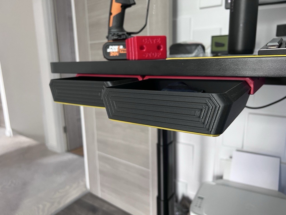 Masa Altı Çekmece (Çerçeveli, Tabanında Tutamaklı, 75 ve 150 mm Genişlik) görsel 3