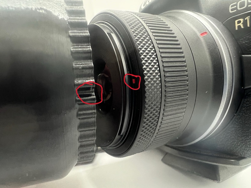 Canon EOS R10 RF-S 18-45 Lens Gölgeliği görsel 3