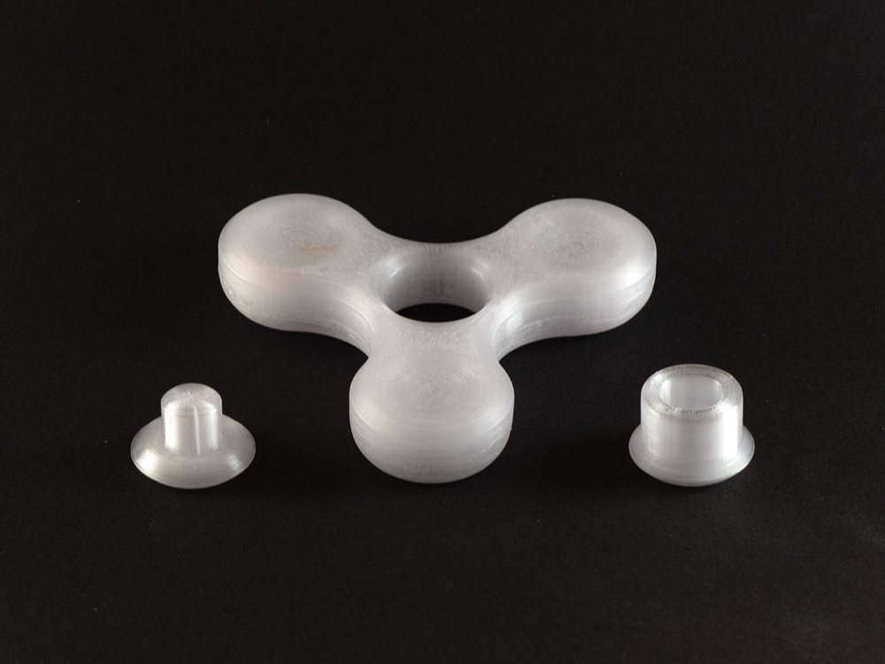 Gevşek ve Sıkı Geçme Denemeli Üç Kollu Fidget (Çıkarılabilir Pimli) görsel 2