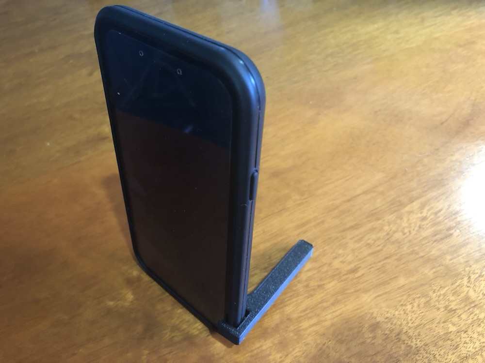 Anahtarlıklı Cep Telefon Standı (L Profilli, Ayarlanabilir Açı)