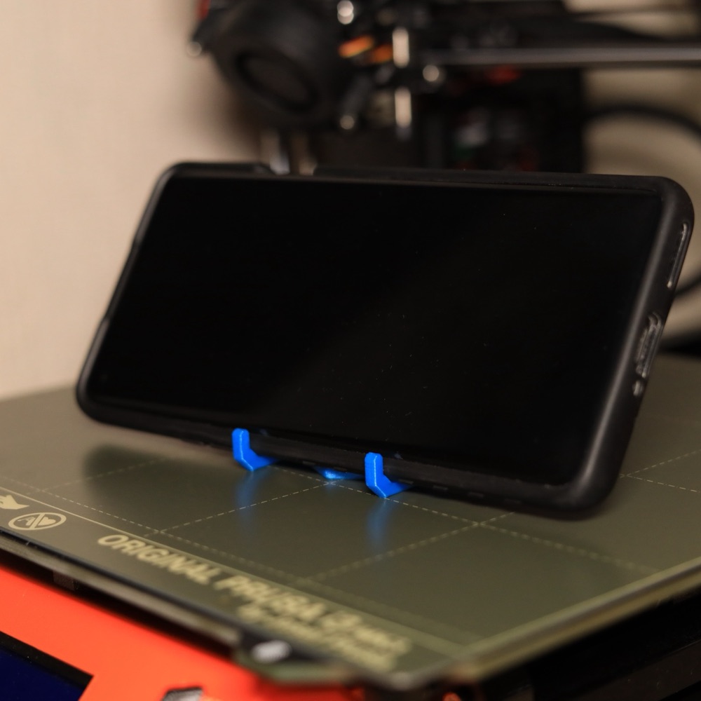 Üçgen Çerçeveli Telefon Standı (Altıgen Tabanlı) görsel 3