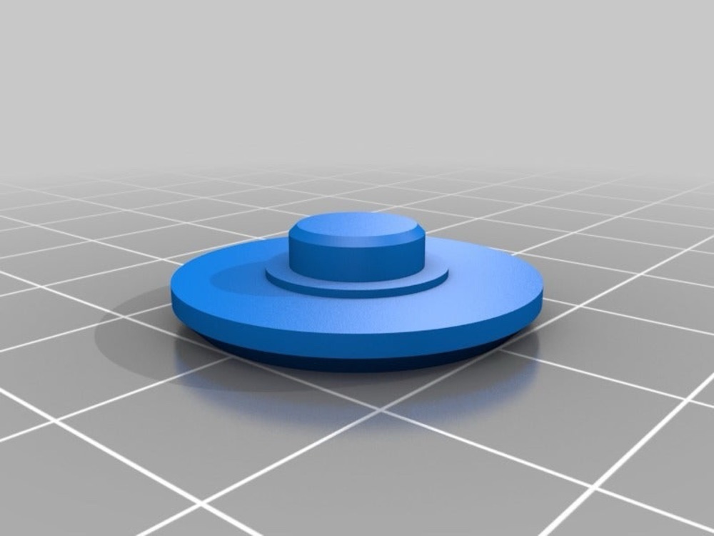 Kapaklı Üç Kollu Fidget (Standart 608 Rulmanlı) görsel 2
