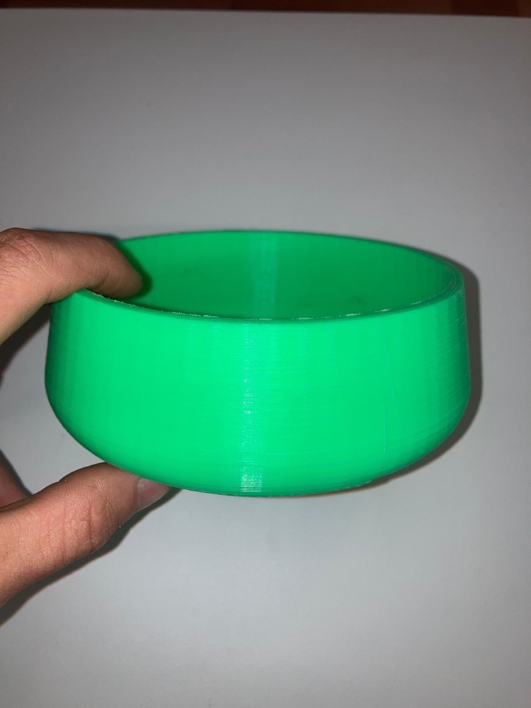 Köpek Mama Kabı (Derin Gövdeli, İç Tabanı Desenli, 14 cm)