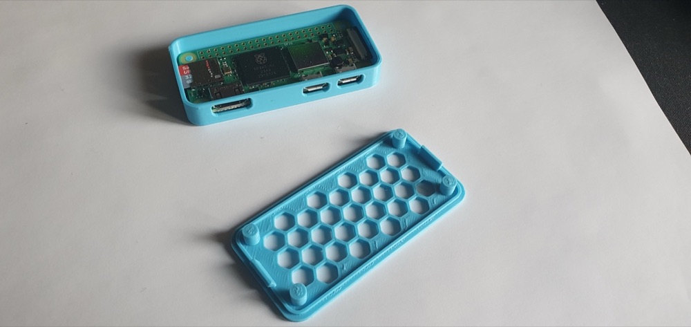 Raspberry Pi Zero 2 W Petek Desenli Kasa görsel 2