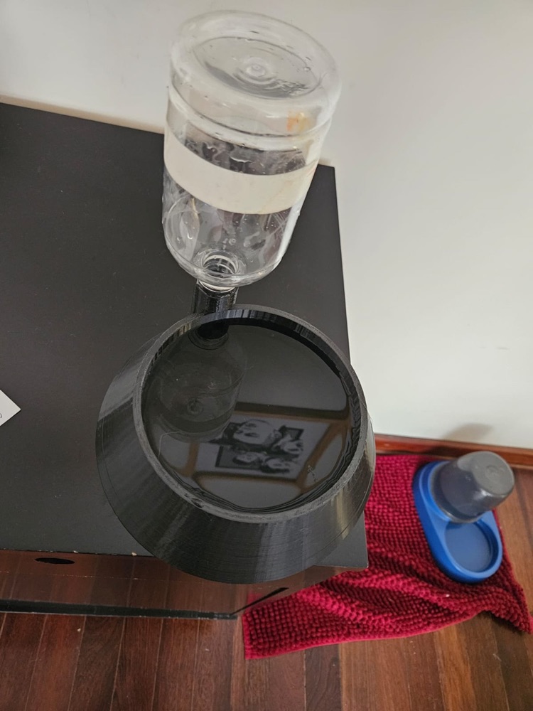 Evcil Hayvan Su Kabı (Plastik İçecek Şişesi Takılan, Kendiliğinden Dolan) görsel 2