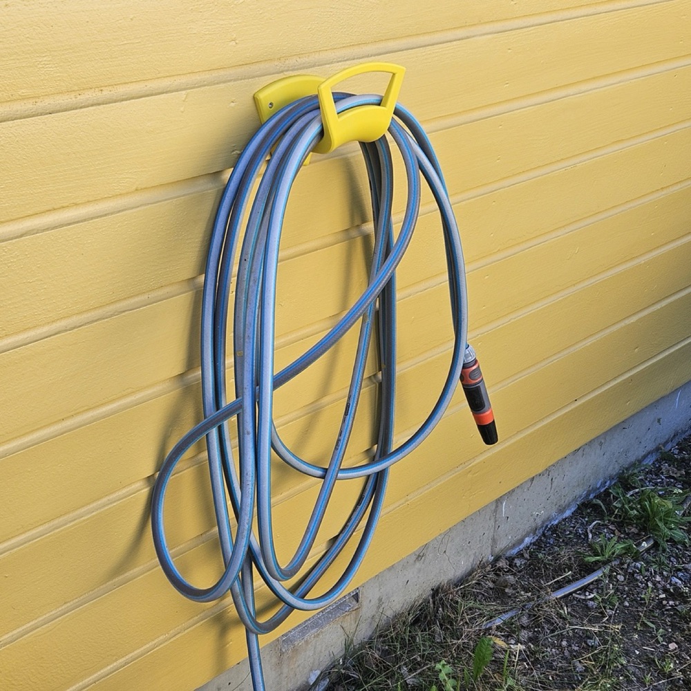 Duvara Monte Bahçe Hortumu Askısı (Açılı, Düz ve Dikey Delik Seçenekli) görsel 2