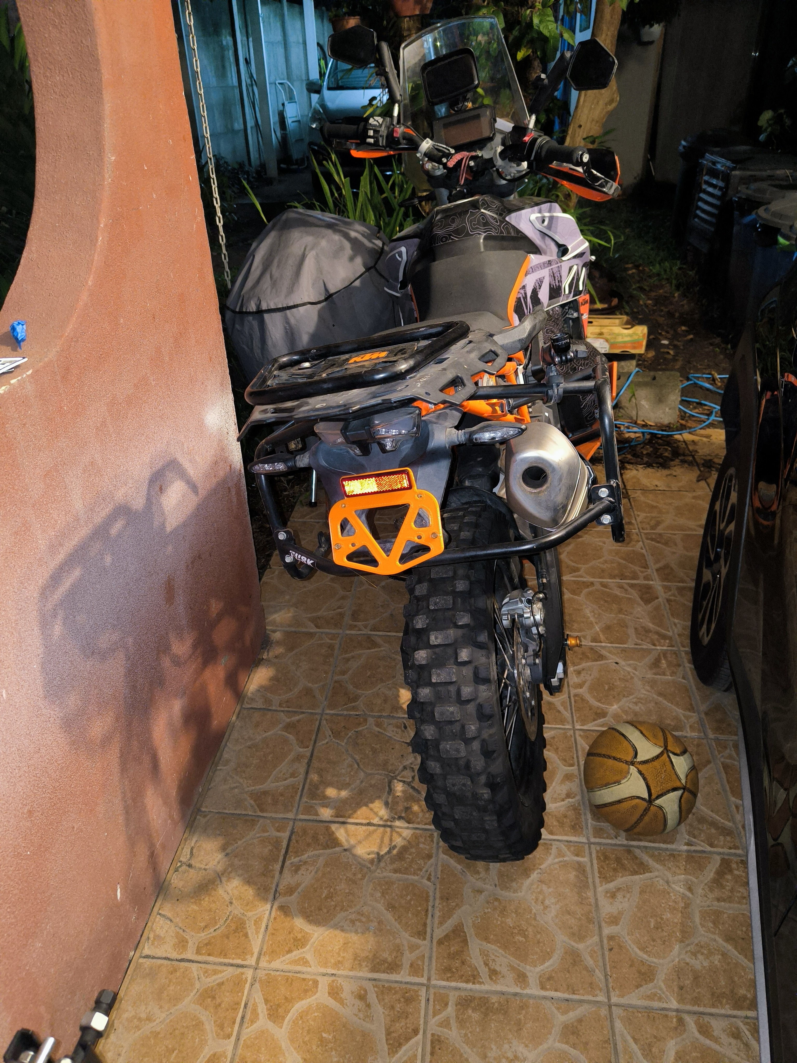 KTM 790/890 Adventure/Duke Plaka Braketi görsel 3