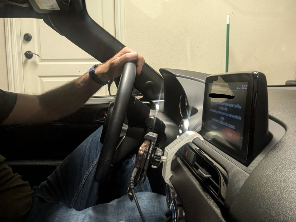 Mazda Miata Motosiklet Tipi Telefon Tutucu Tabanı görsel 2