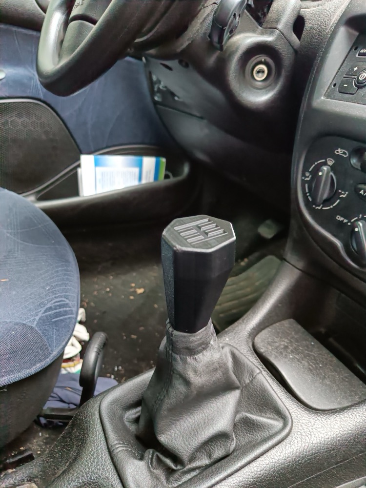 Peugeot 206 Vites Topuzu — Yan Baskı görsel 2