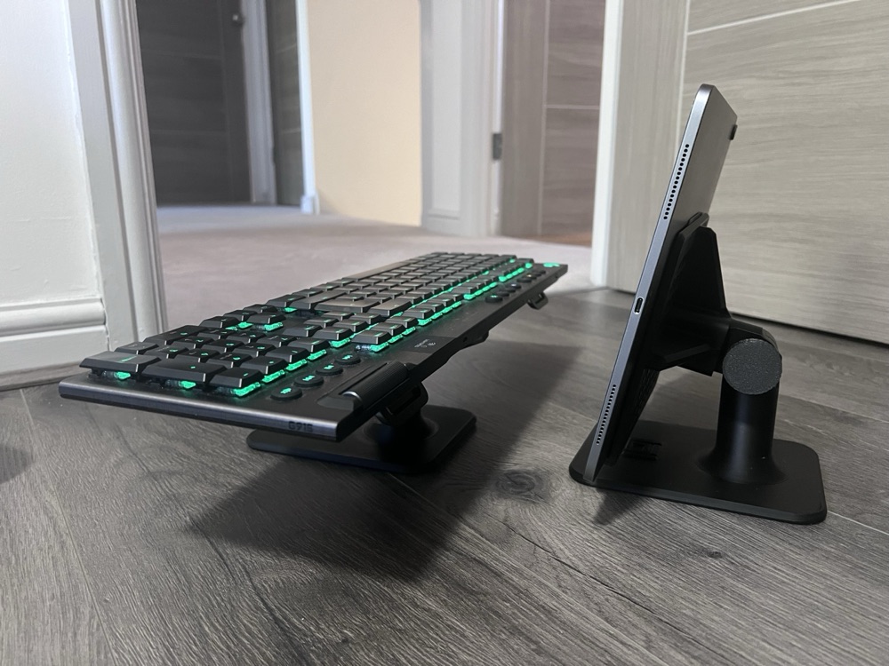 Ayarlanabilir Eğimli Klavye ve Tablet Standı görsel 2