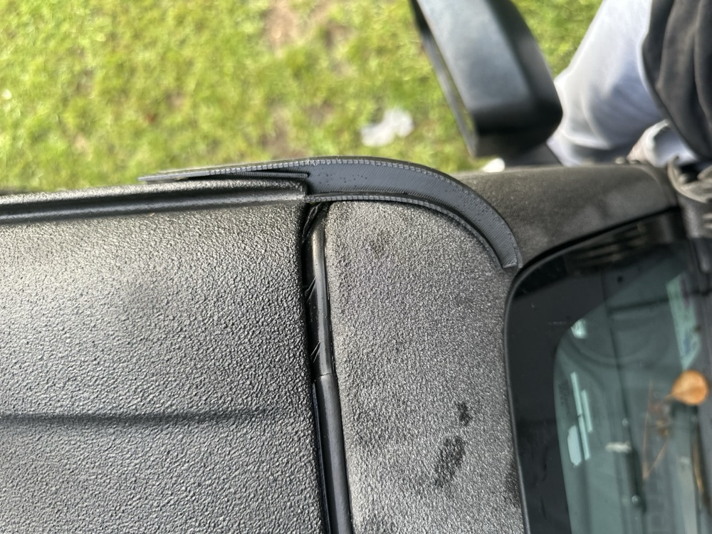 Jeep Wrangler JK Yağmur Oluğu görsel 3