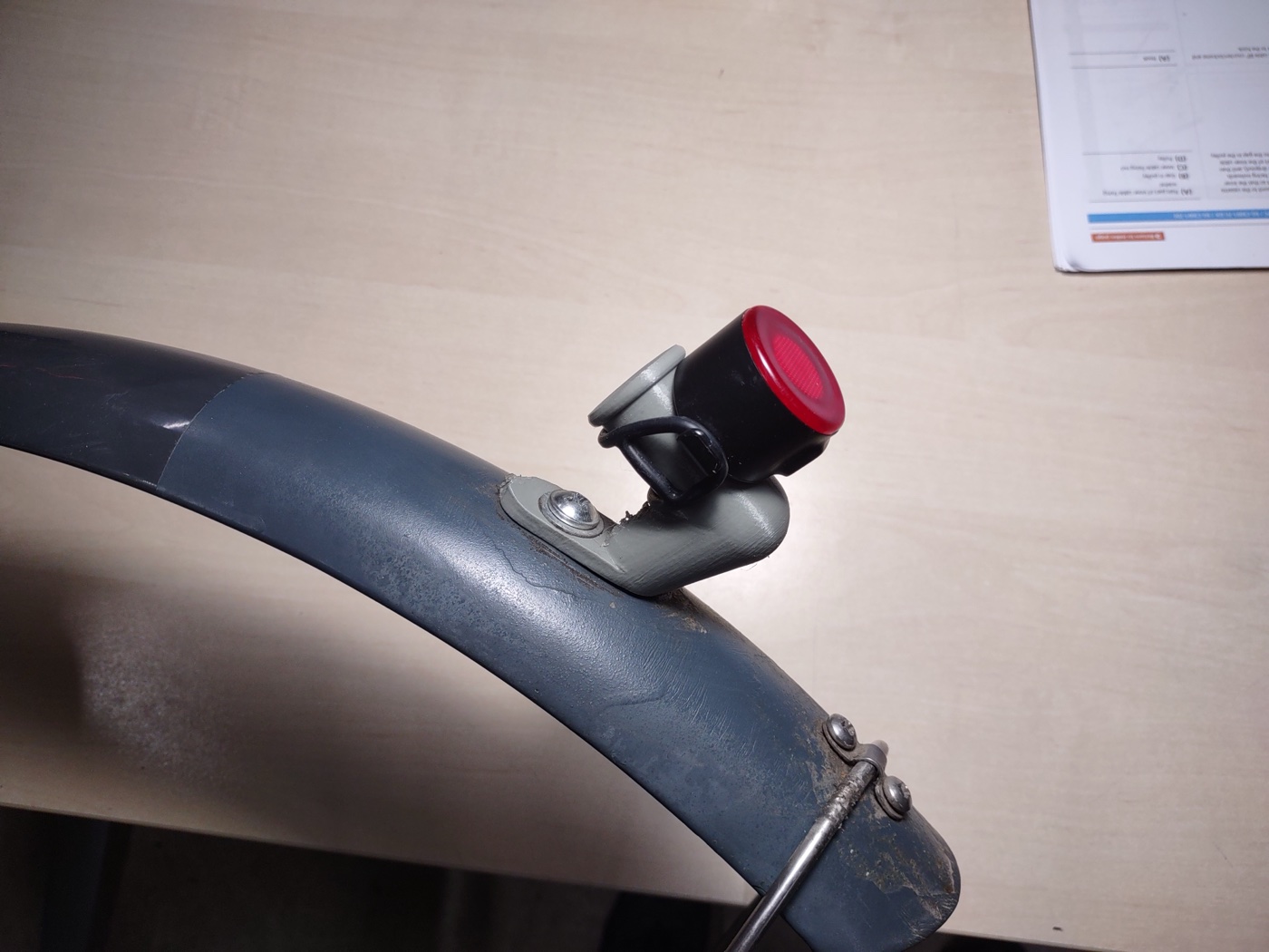Bisiklet Çamurluk Far Tutucusu