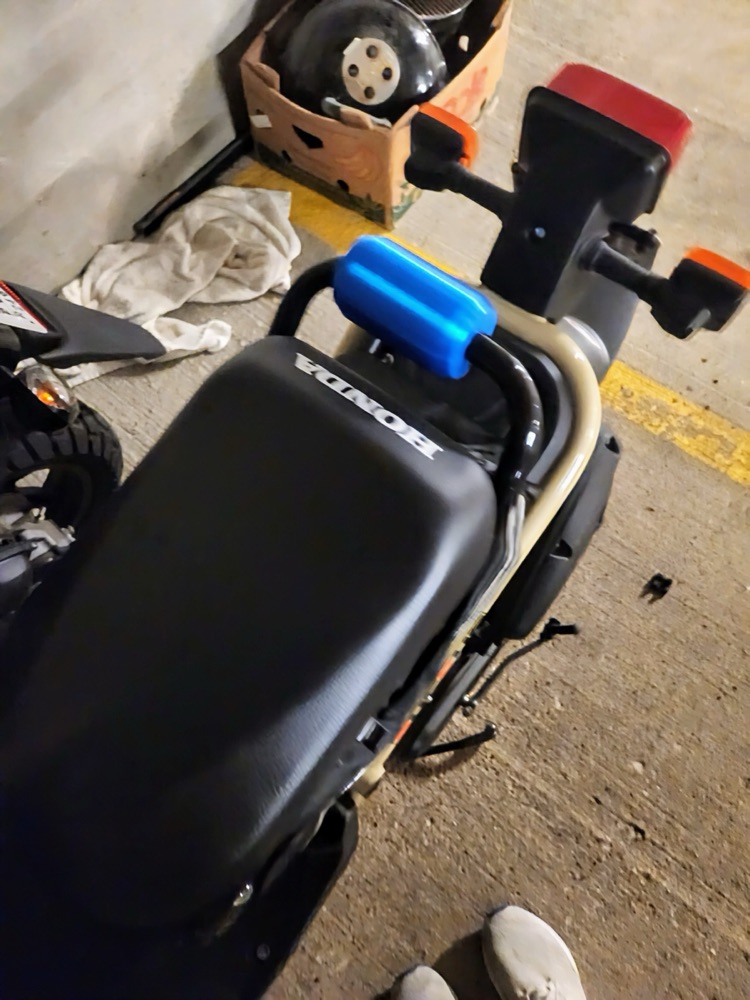 Honda Ruckus Sele Arkası Bar Yastığı