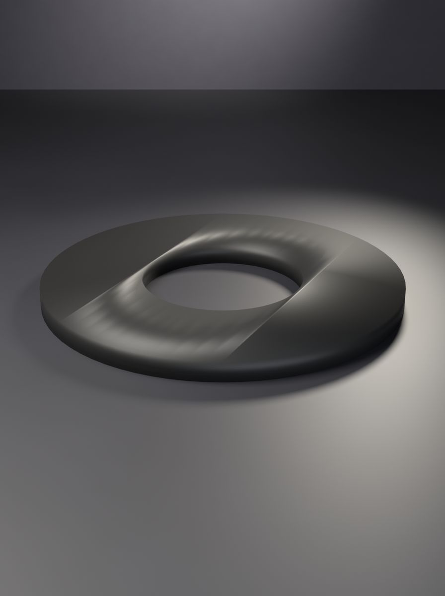 Pul / Rondela (45 mm Dış, 20 mm İç Çap, 2,5 mm Kalınlık)