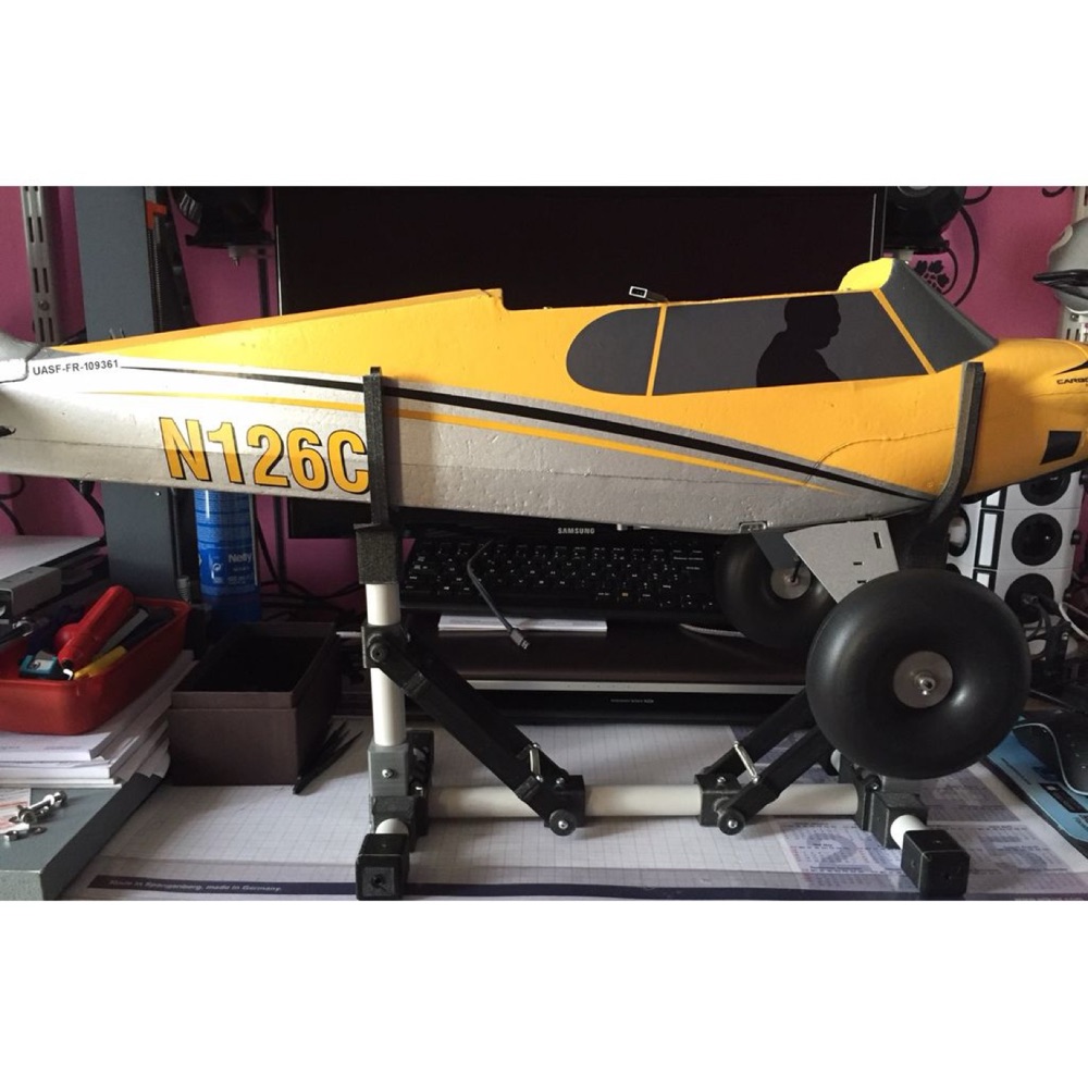 RC Model Uçak Standı ve Bakım Sehpası görsel 2
