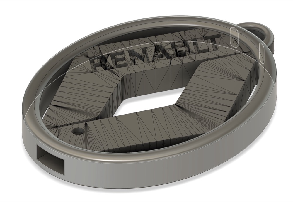 Renault anahtar gövdesi