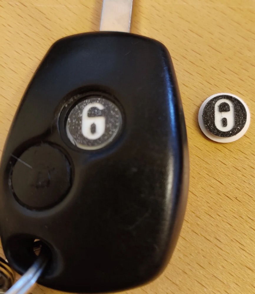 Renault anahtar kumanda düğmesi görsel 2