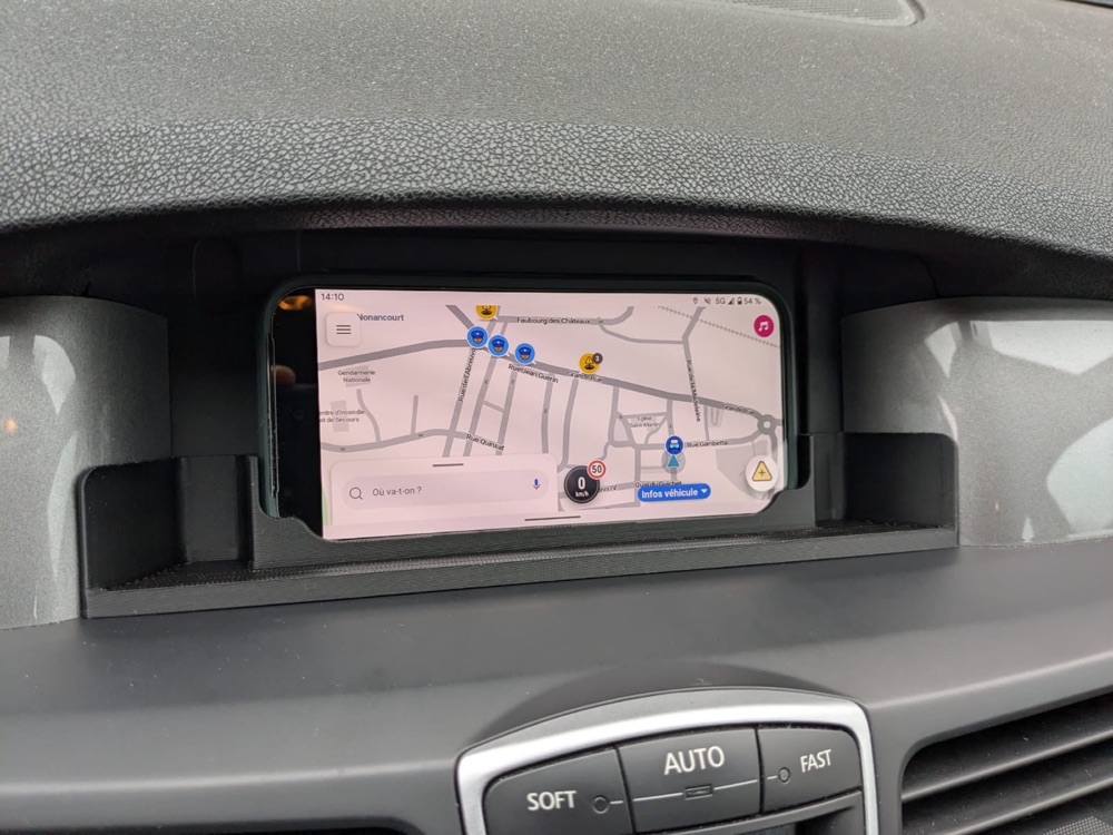 Renault Laguna 3 Telefon Tutucu
