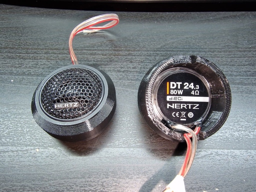 Renault Megane 3 HERTZ tweeter destek halkası görsel 3