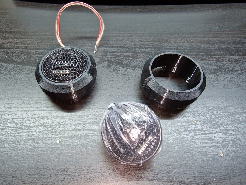 Renault Megane 3 HERTZ tweeter destek halkası görsel 4