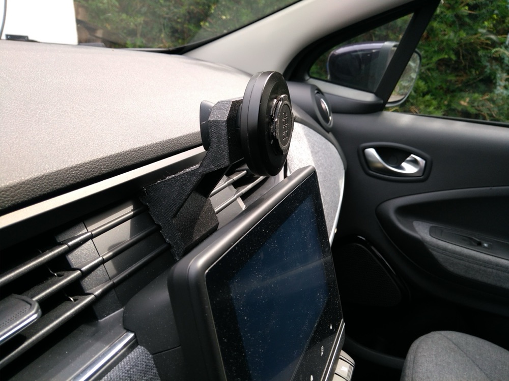 Renault Zoe Phase 2 telefon tutucu görsel 2