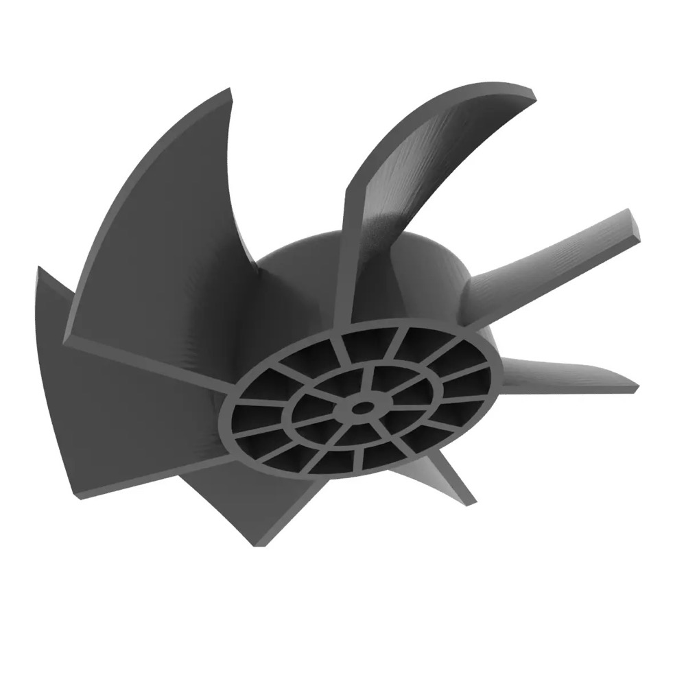 Saç Kurutma Makinesi (Fön) Fan Pervanesi - 60 mm 7 Kanat