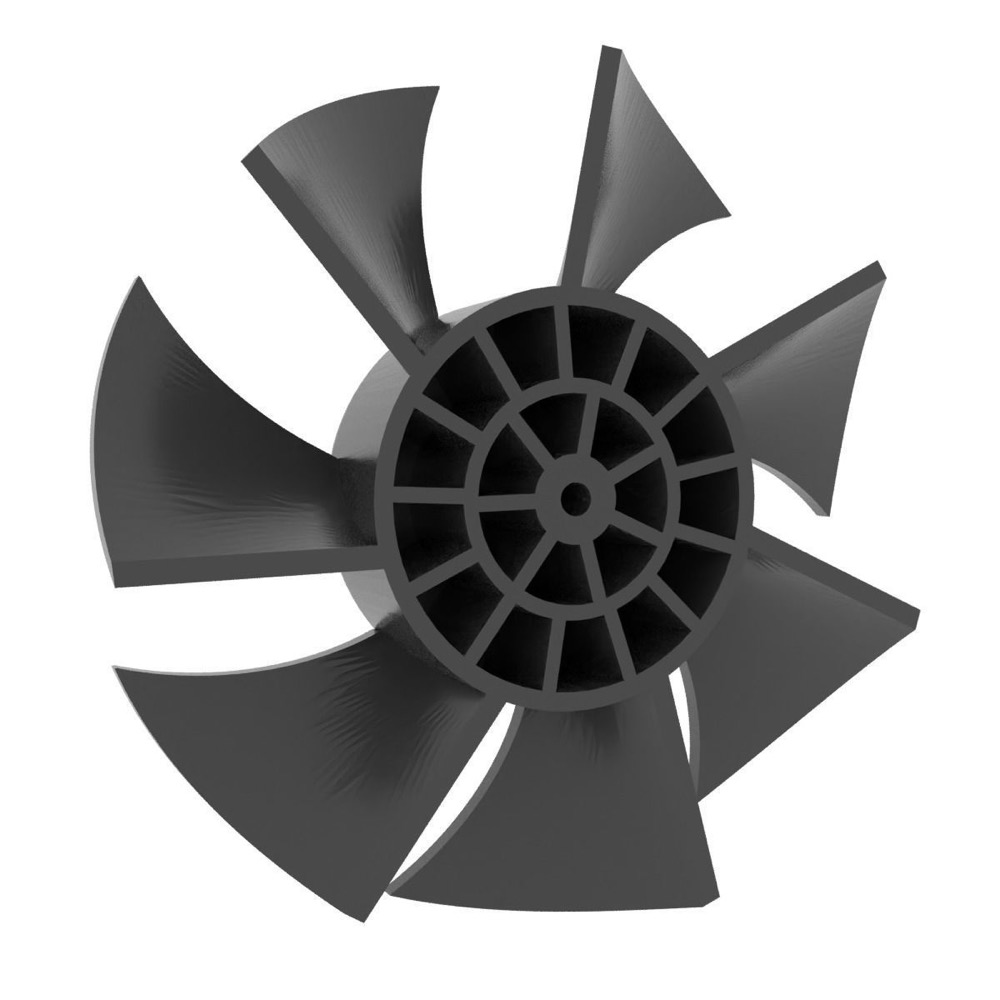 Saç Kurutma Makinesi (Fön) Fan Pervanesi - 60 mm 7 Kanat görsel 2