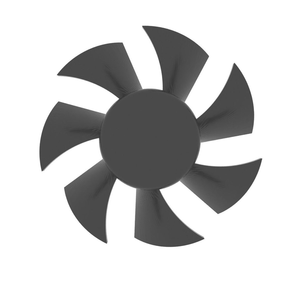 Saç Kurutma Makinesi (Fön) Fan Pervanesi - 60 mm 7 Kanat görsel 3