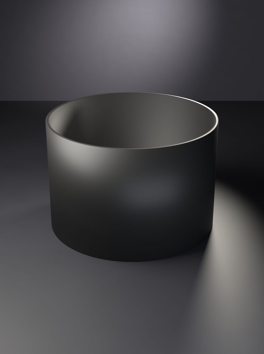 Silindir Saksı 120 mm (Drenaj Delikli) görsel 1