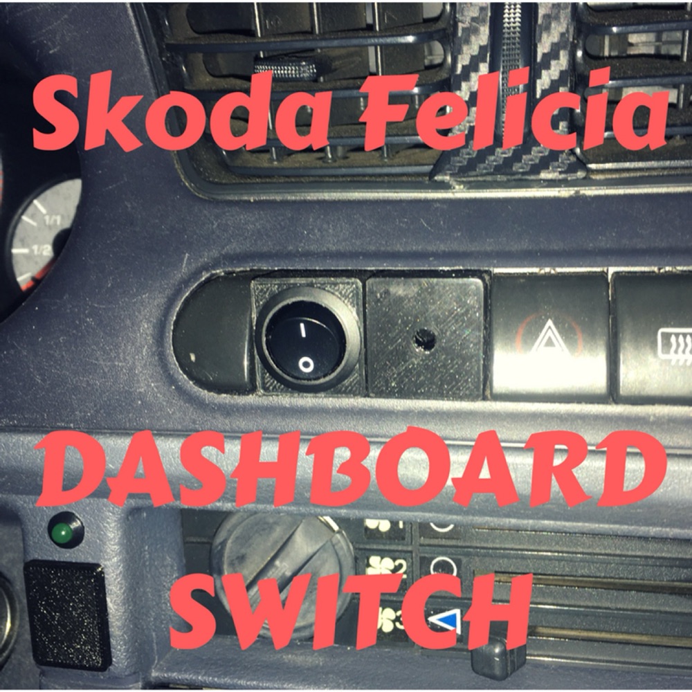 Skoda Felicia Konsol Buton ve LED Yuvası Aparatı