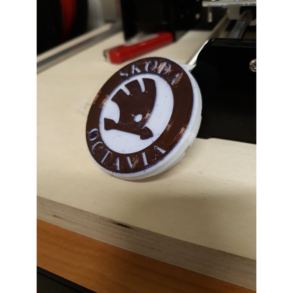 Skoda Octavia Uyumlu Alaşımlı Jant Göbek Kapağı görsel 3