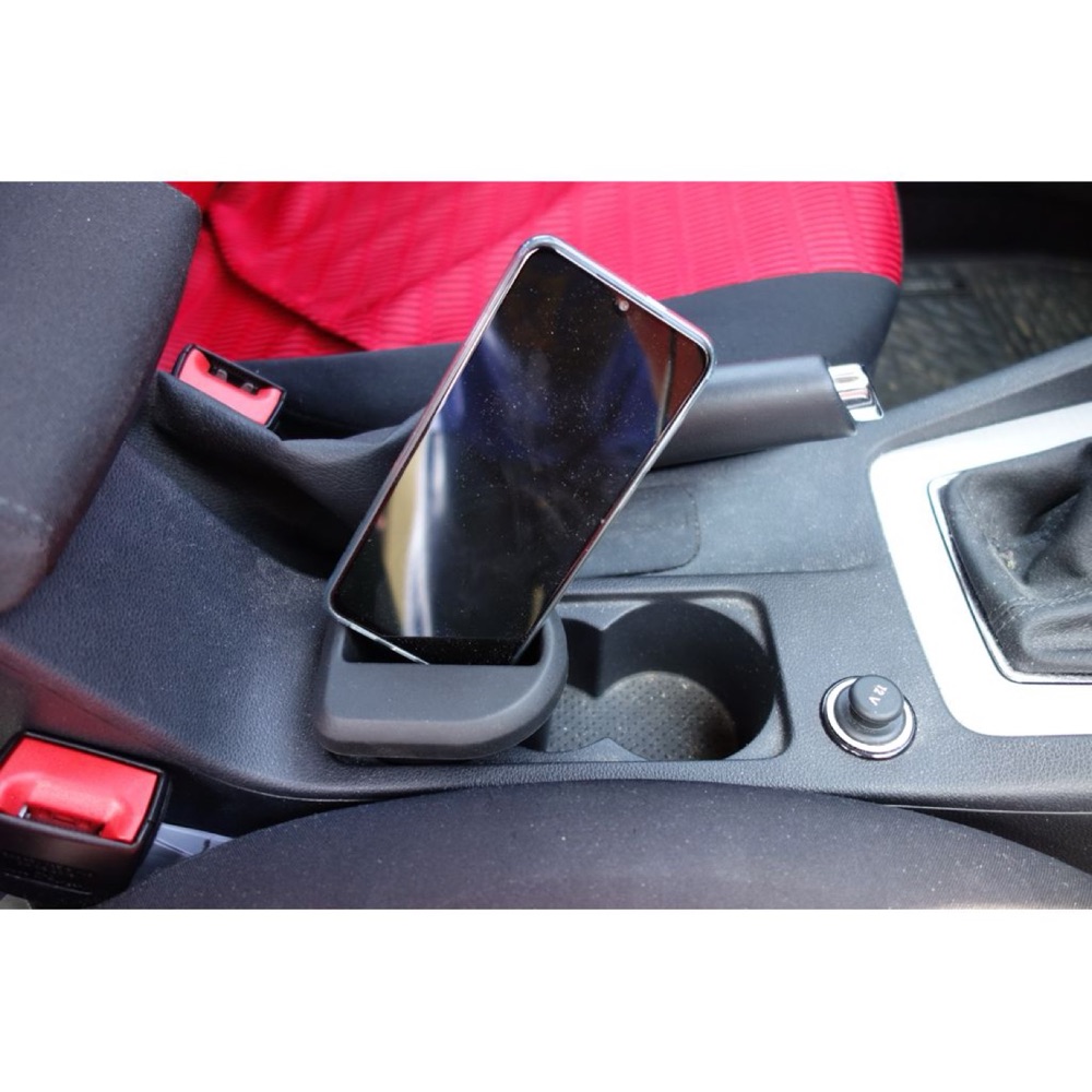Skoda Uyumlu Konsol İçi Telefon ve Kart Tutucu