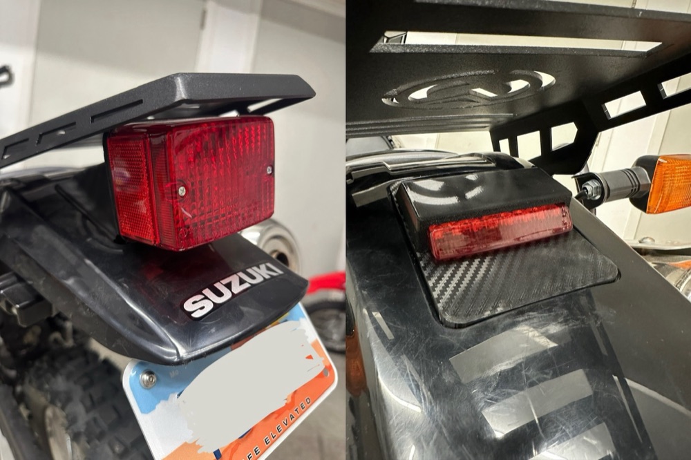 Suzuki DR650 LED arka stop lambası görsel 2