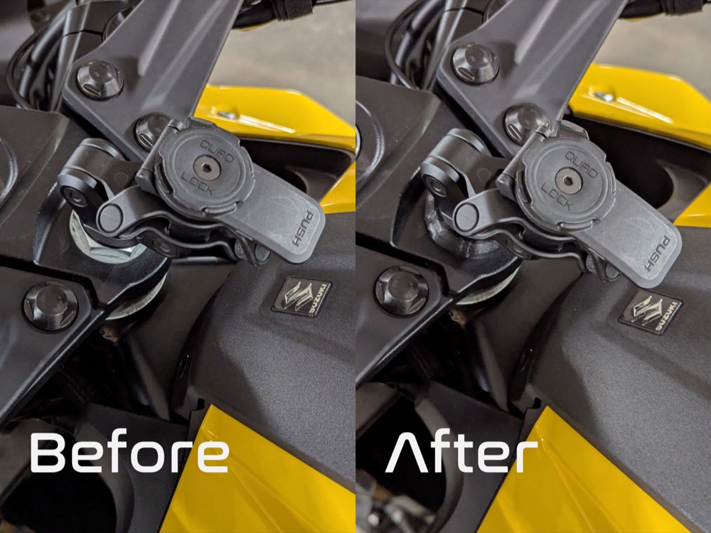 Suzuki GSX-8R Quad Lock gidon somunu kapağı görsel 3