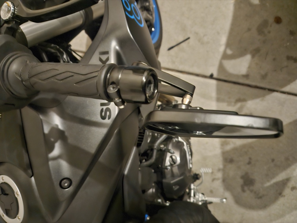 Suzuki GSX-8S / GSX-8R bar end ayna adaptörü