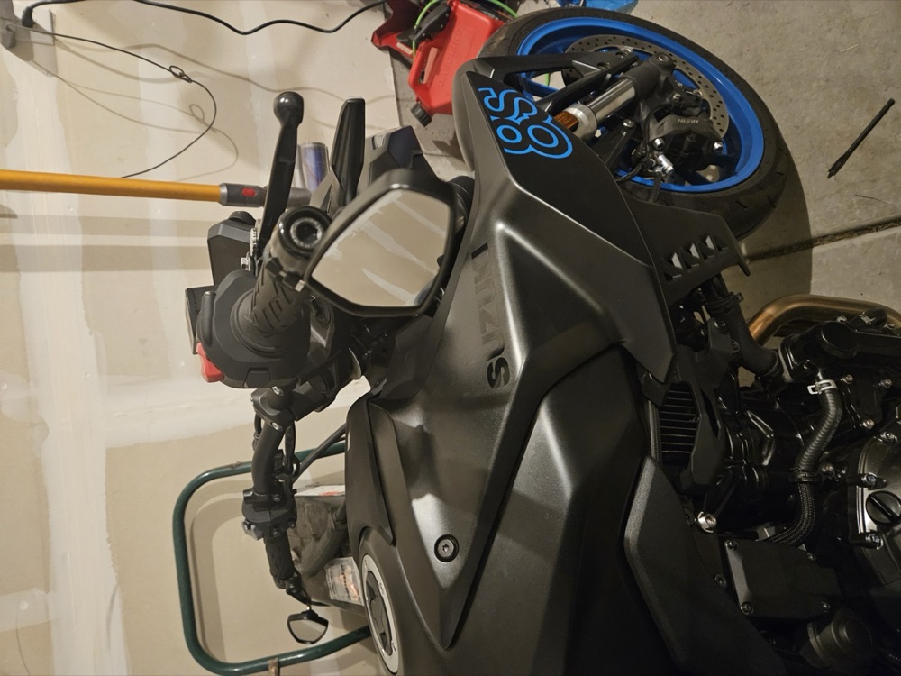 Suzuki GSX-8S / GSX-8R bar end ayna adaptörü görsel 2