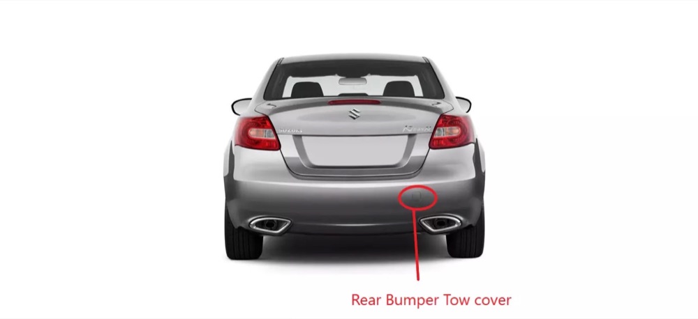 Suzuki Kizashi Arka Tampon Çeki Demiri Kapağı görsel 3