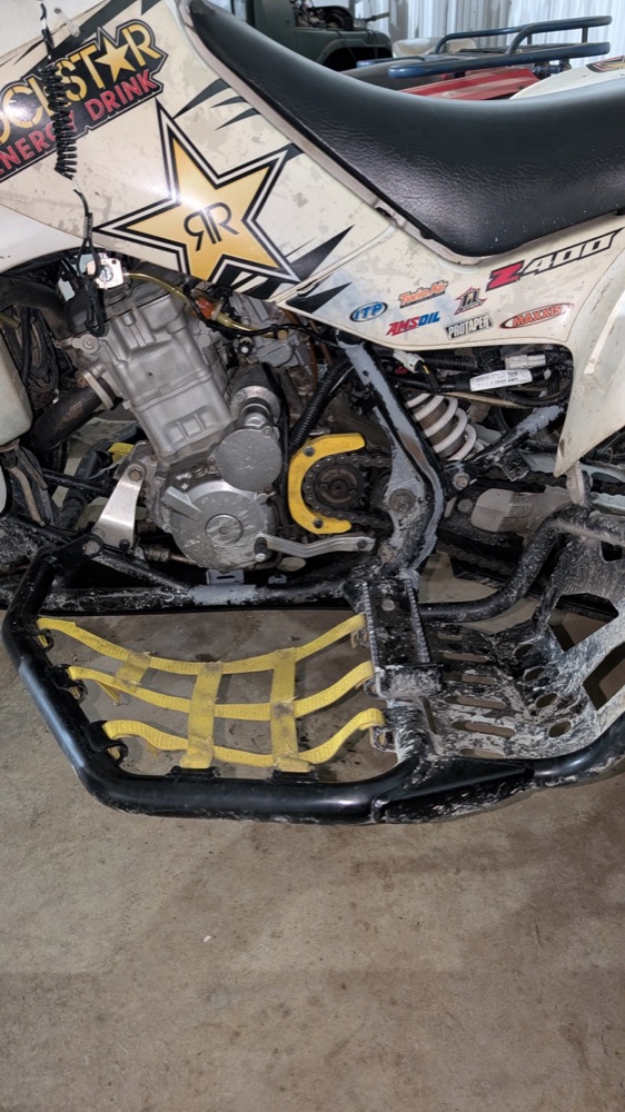 Suzuki LTZ400 krank muhafaza koruması