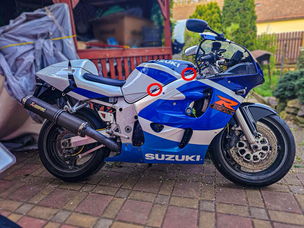 Suzuki SRAD depo lastik takozu görsel 2