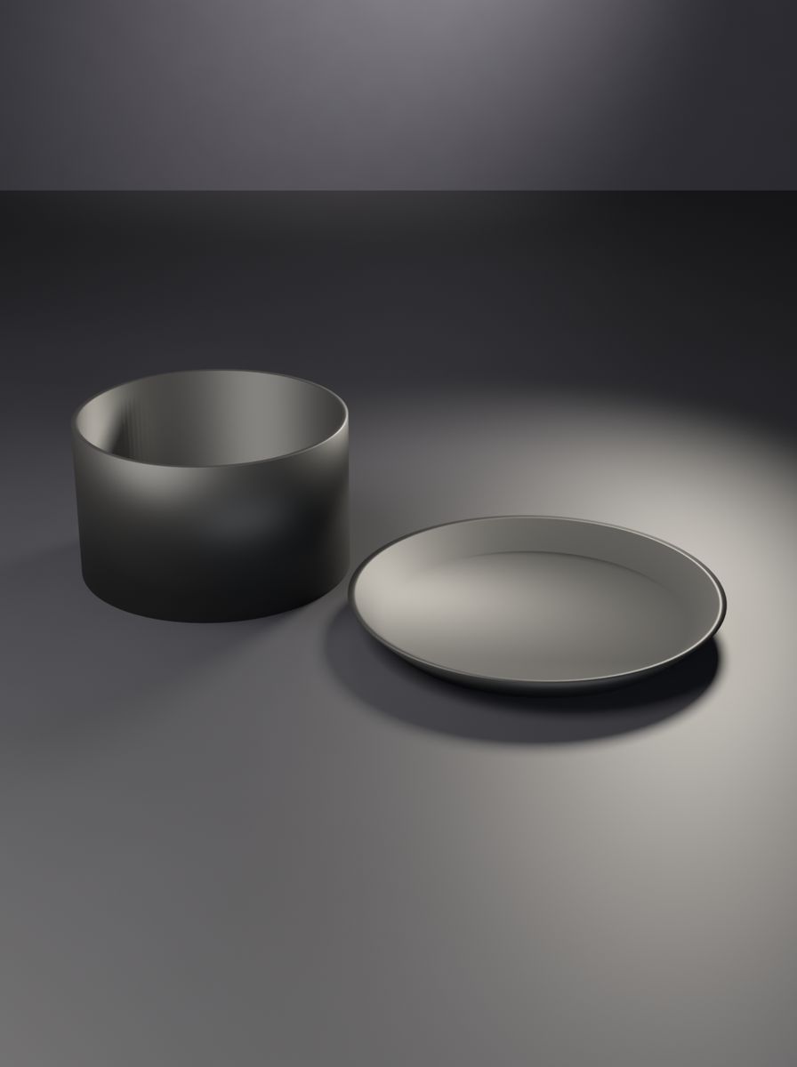 Tabaklı Silindir Saksı (85 mm Çap, 50 mm Yükseklik, Drenaj Delikli)