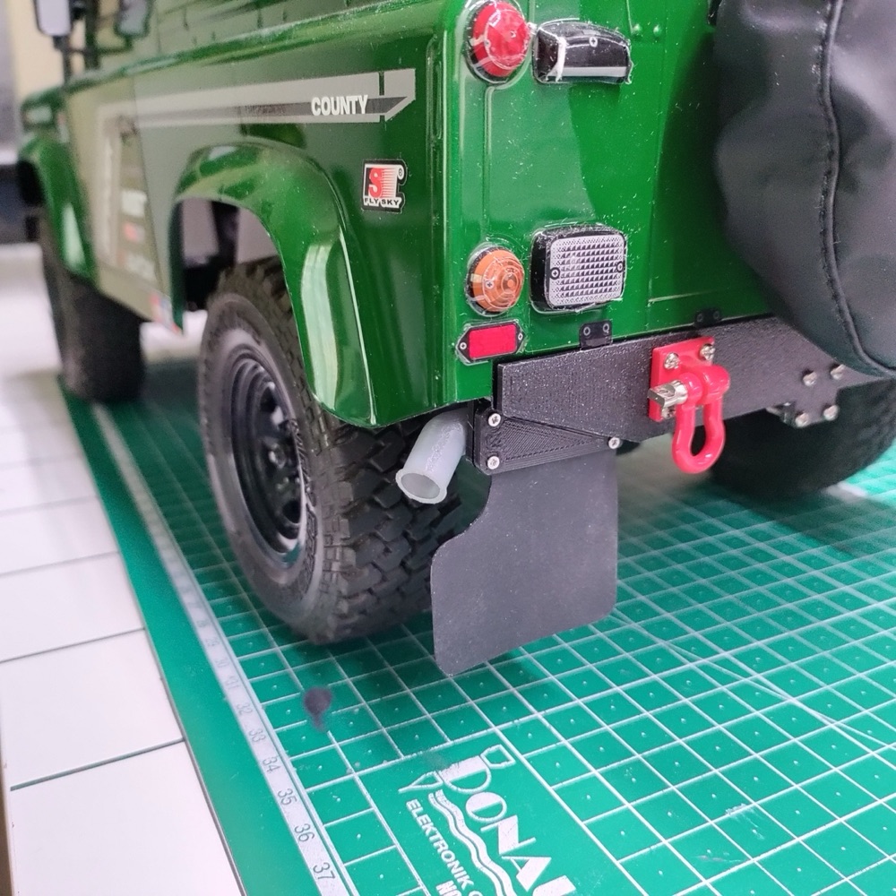 Tamiya Land Rover Defender 90 çamurluk seti görsel 2